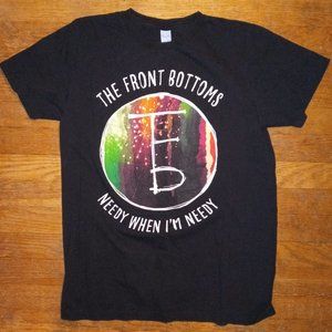 The Front Bottoms TFB Needy When I'm Needy Black T-shirt Size Medium